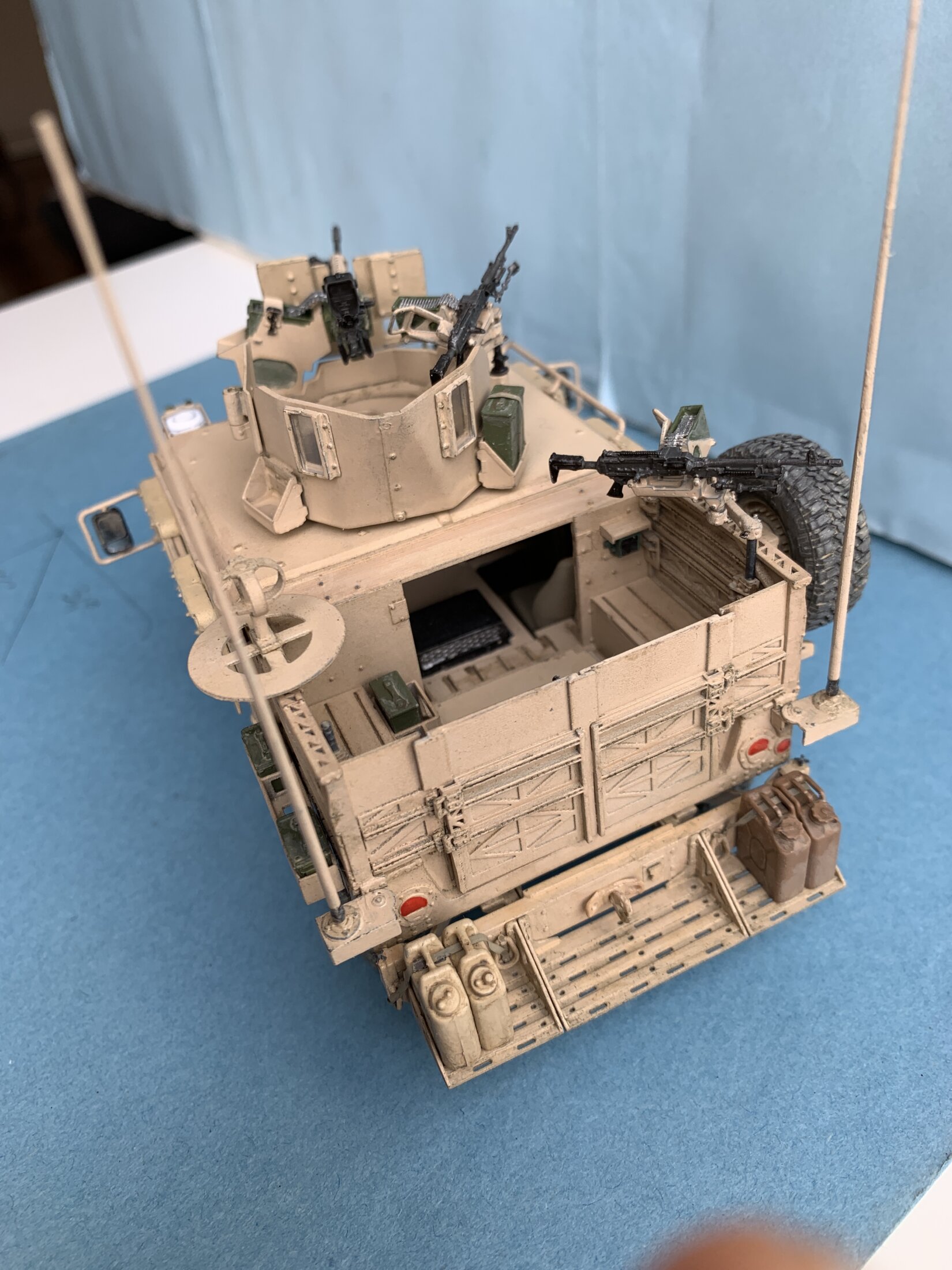 M1165 Army GMV - top rear view 2