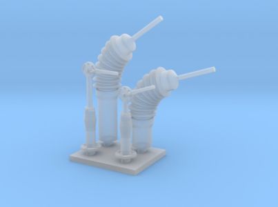 3D printed parts - Harris Antenna Mount Render