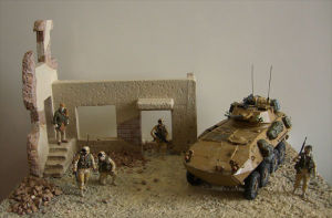 LAV-25 diorama full view