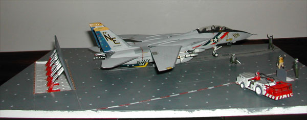 F14 Tomcat on carrier deck